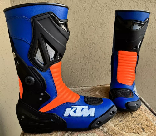 Ktm racing leather boots - racing,