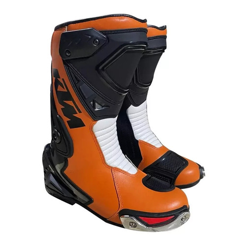Ktm racing leather boots - racing,