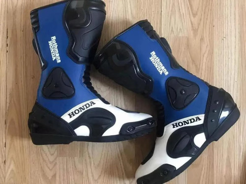 Leather motorcycle boots - leather,
