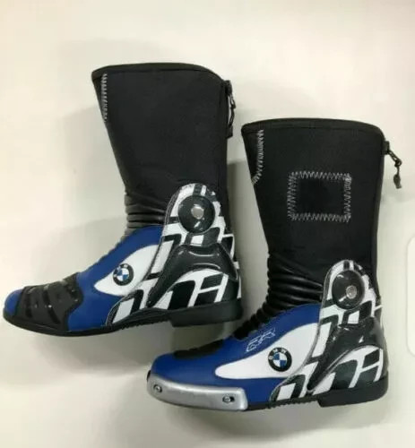 Leather motorcycle boots - leather,