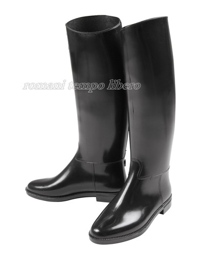 Unlined rubber riding boots - unlined,